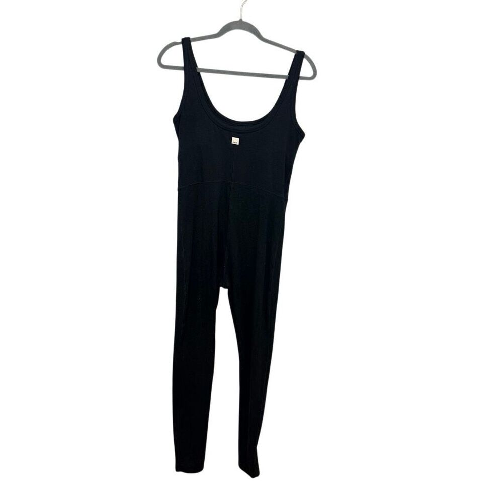 Vuori black heather halo essentials jumpsuit size large